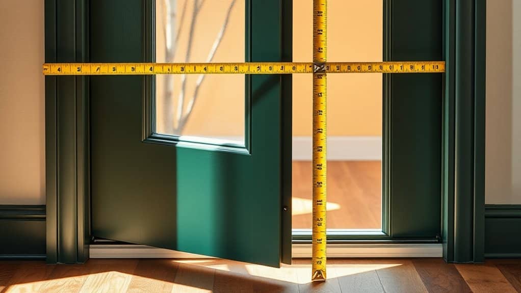measure width of doorway