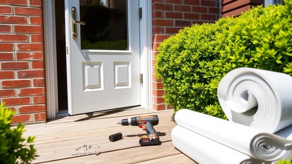 weatherproofing and securing hardware