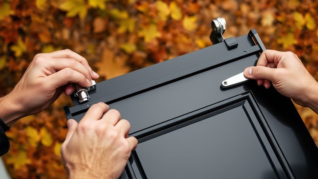 z bar locking mechanism security