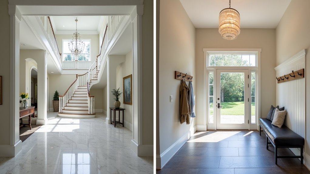 defining foyers and entryways discrepancies