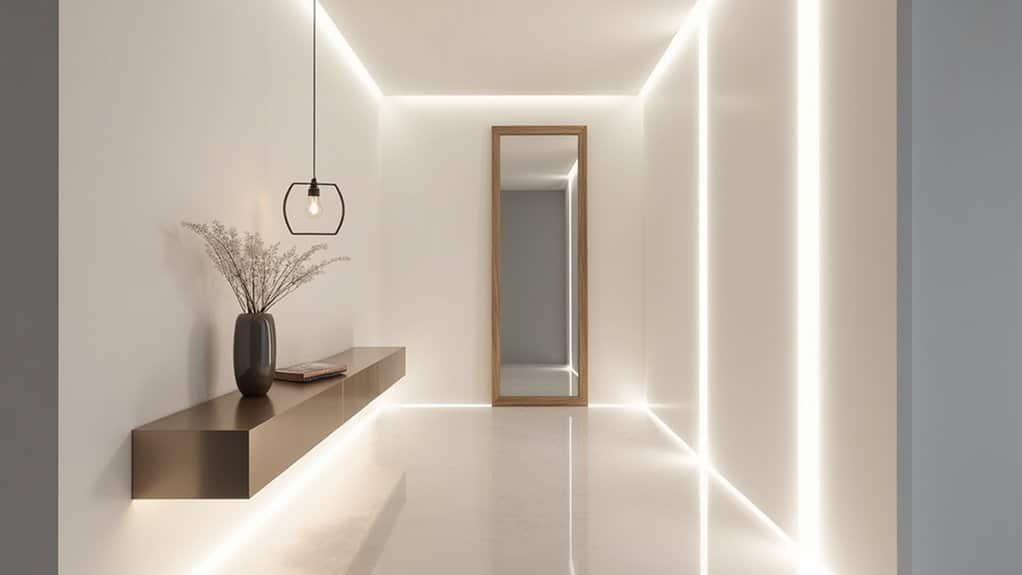 layered lighting heightens visual space
