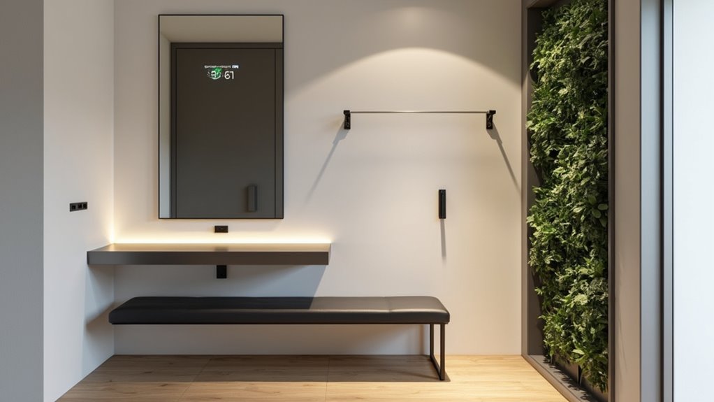 maximize small office entryway space