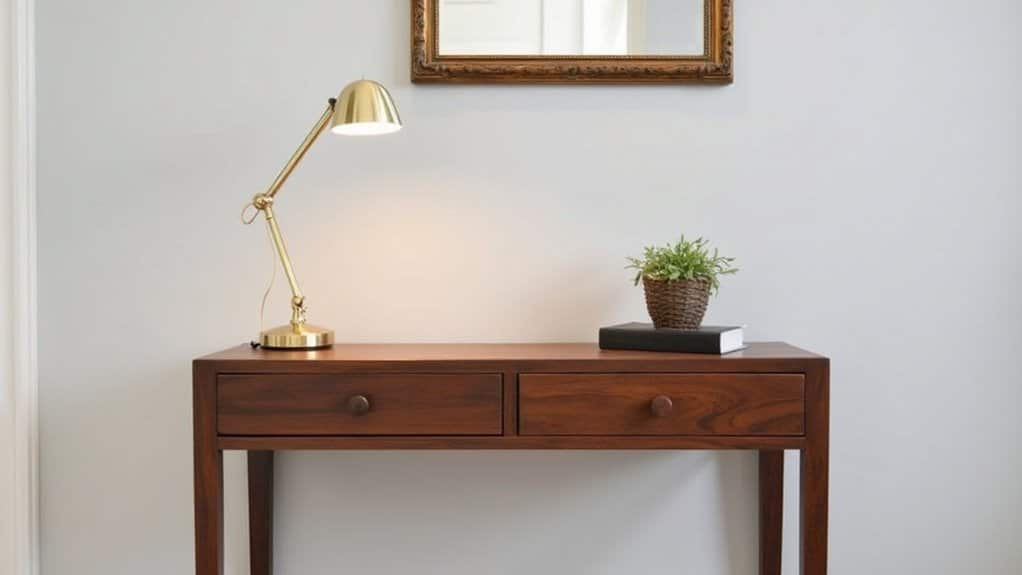 slender hidden versatile entryway centerpiece