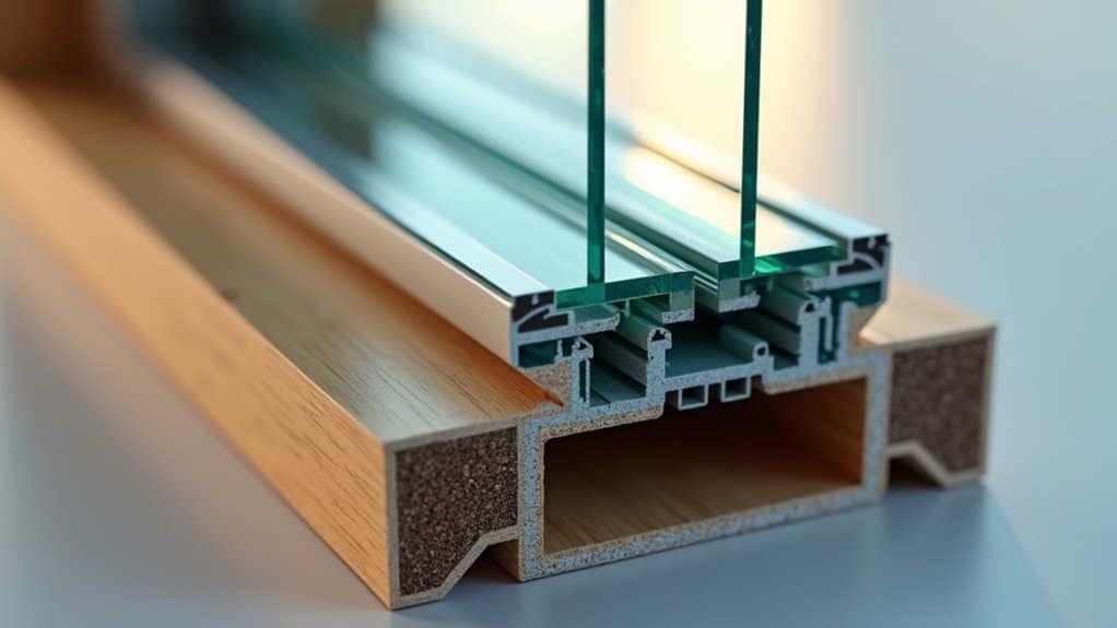 door glass insulation enhancement