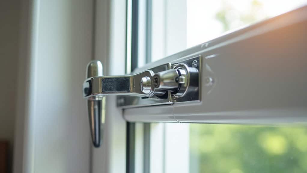 durable ergonomic corrosion resistant window locks