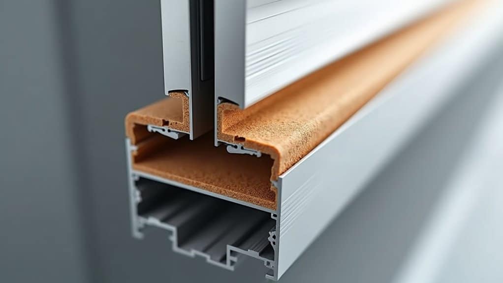 thermally efficient aluminum door frames