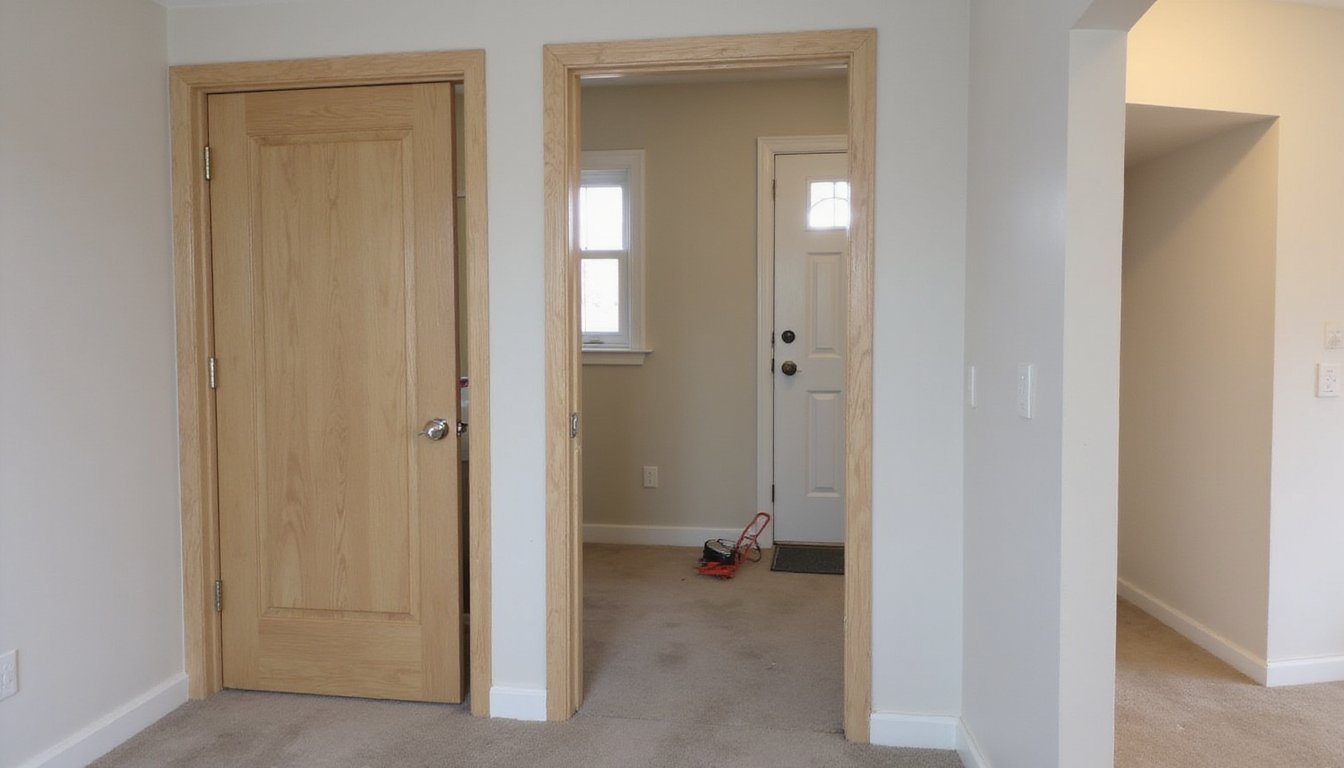 precise secured reinforced weatherproof door frame installation