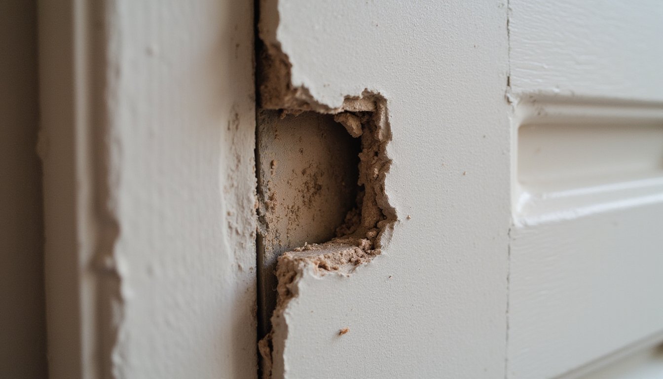 evaluate door frame damage systematically