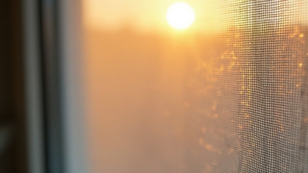 durable customizable insect blocking window screen