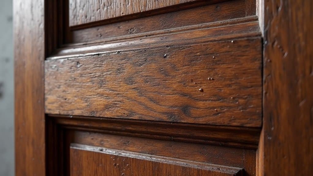 durable stable low maintenance walnut exterior doors