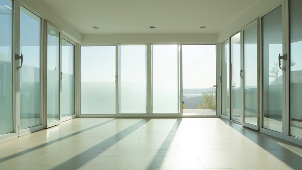 glazing balances light heat and privacy