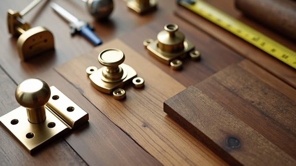 hardware finish and installation costs