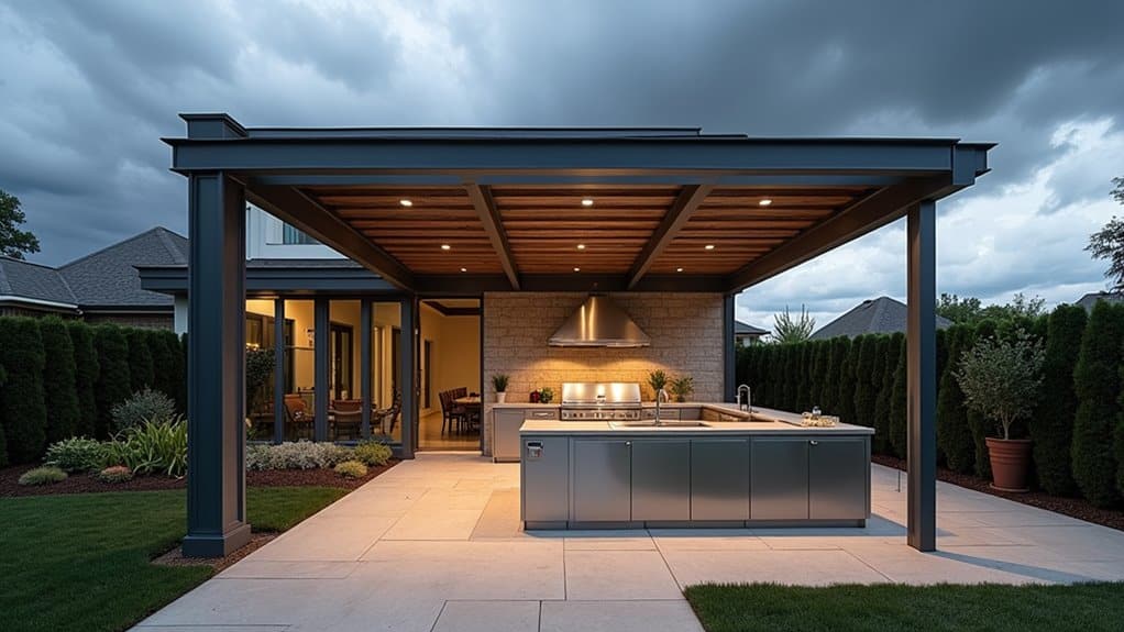 storm resistant outdoor structures