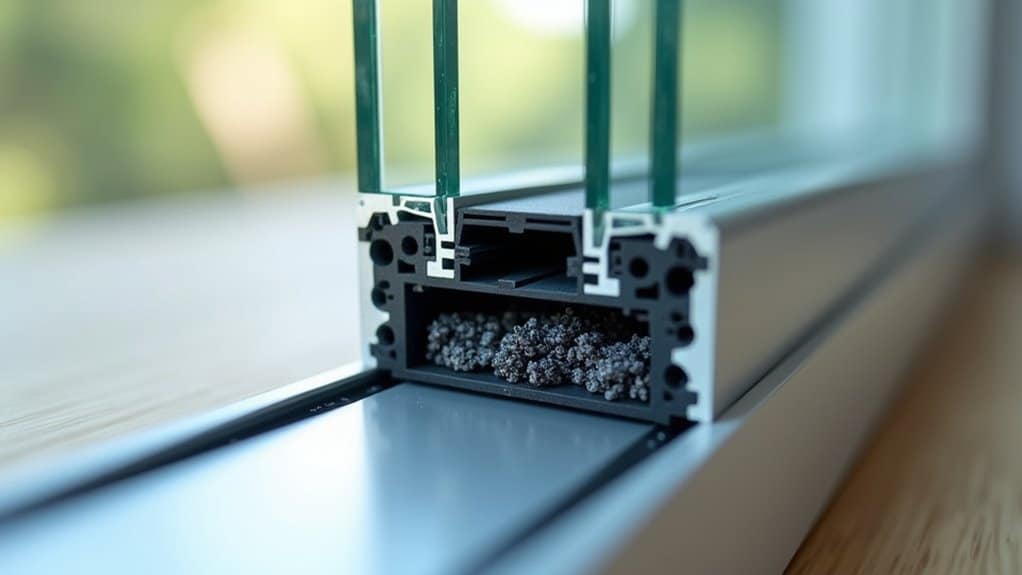 aluminum spacer edge thermal bridging