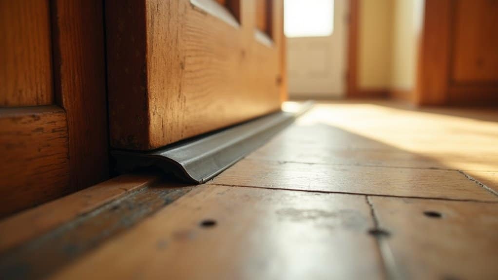 flexible door sweep seals gap