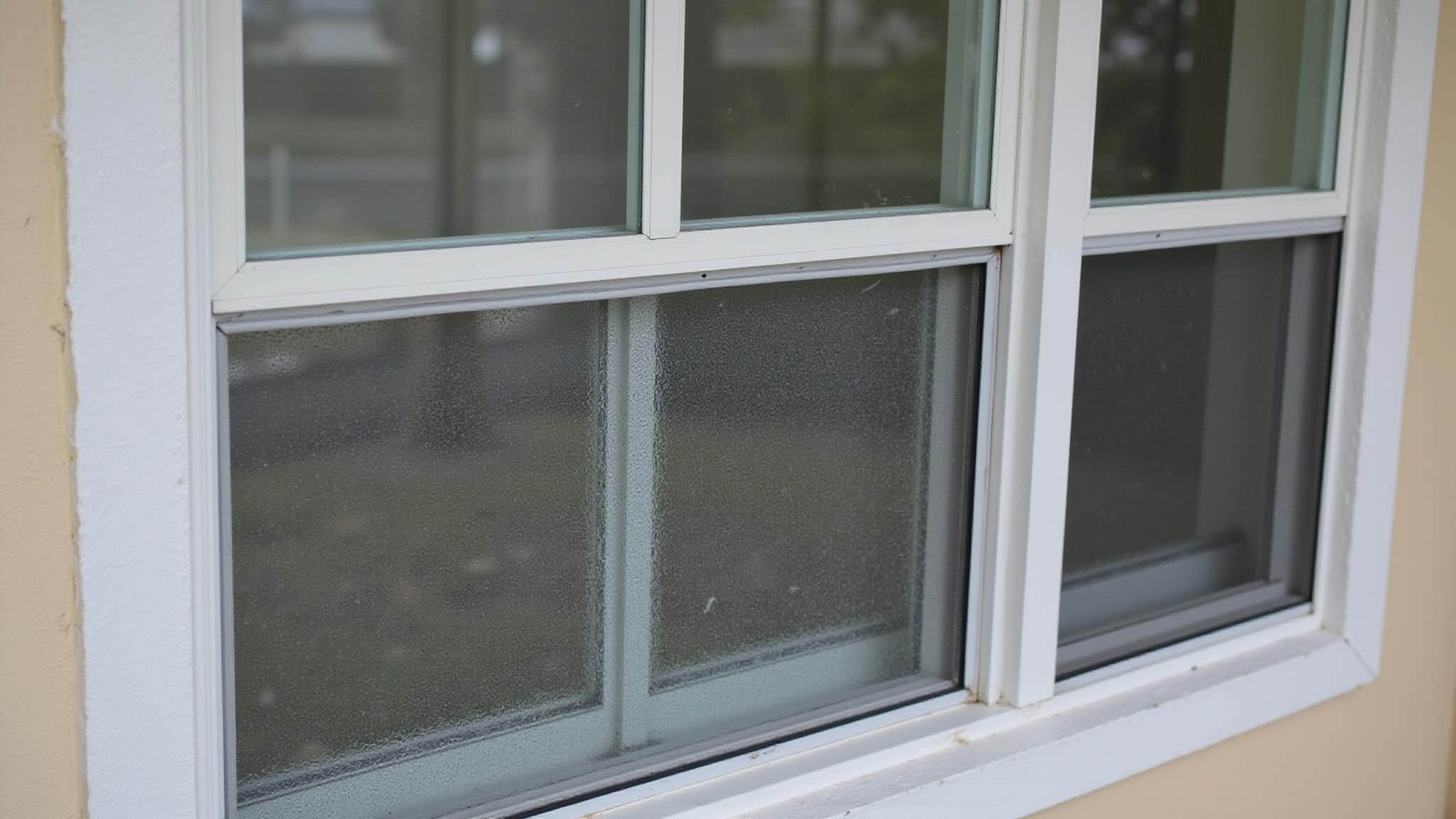 outer pane only condensation