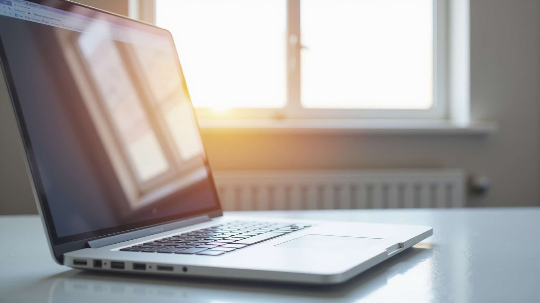 uncomfortable screen glare impairs focus