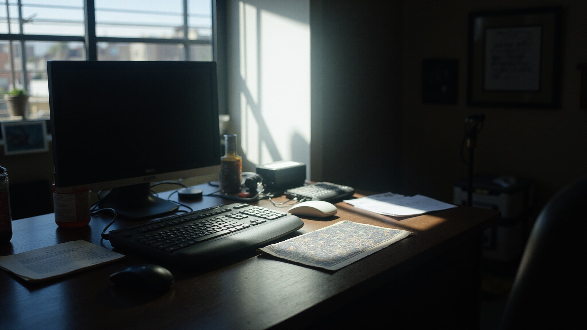 office glare reduces focus